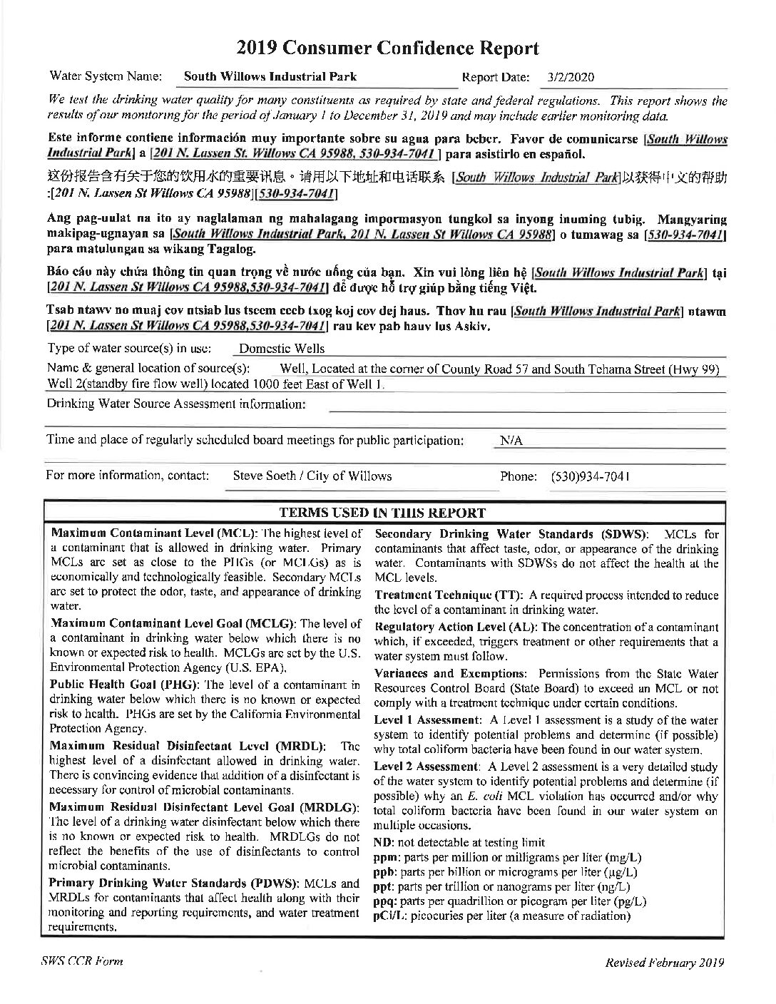 2019-Consumer-Confidence-Report Consumer Confidence Report 2019