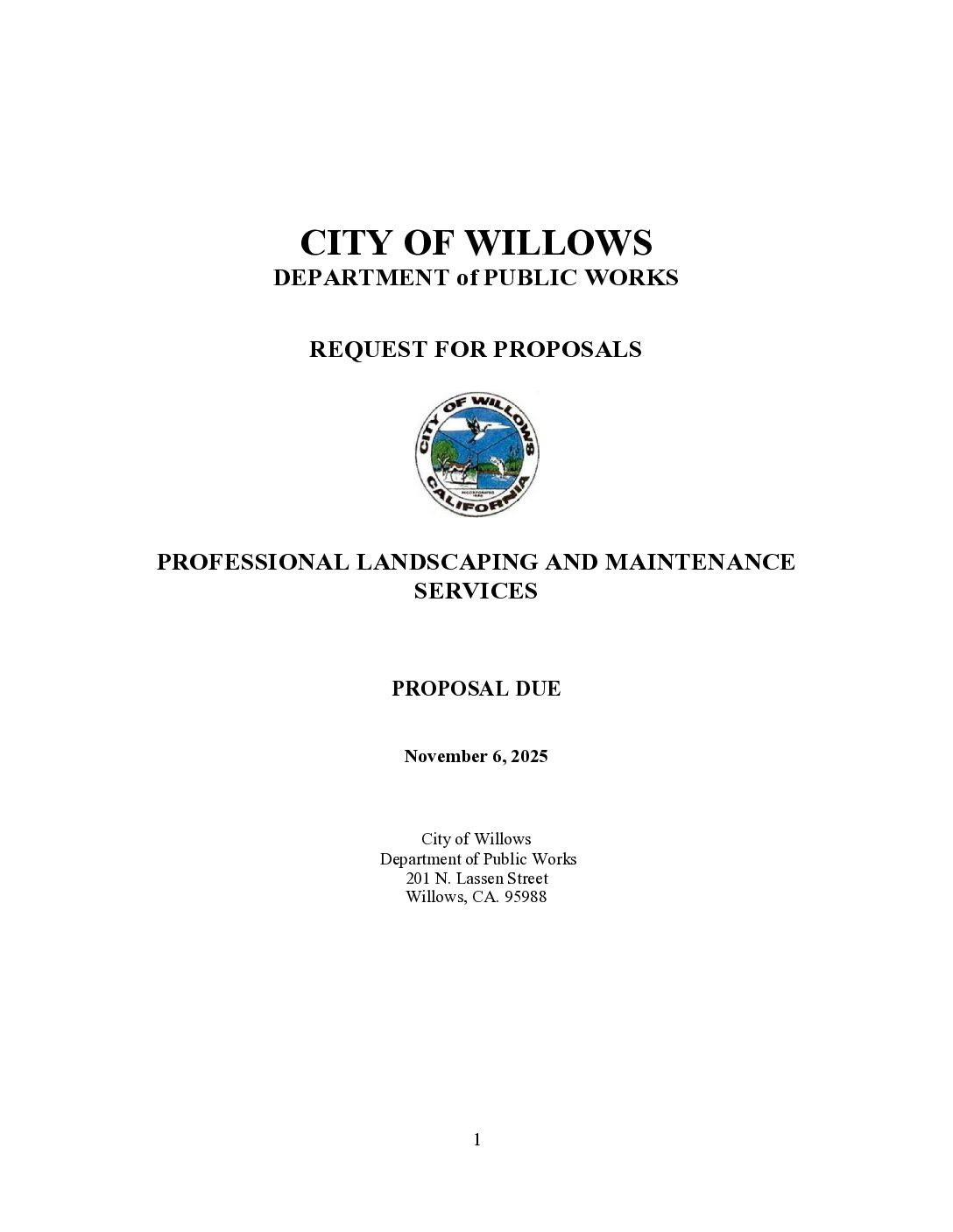 2025-RFP-for-Landscape-Services-for-LLAD-areas RFP Professional Landscaping & Maintenance Services