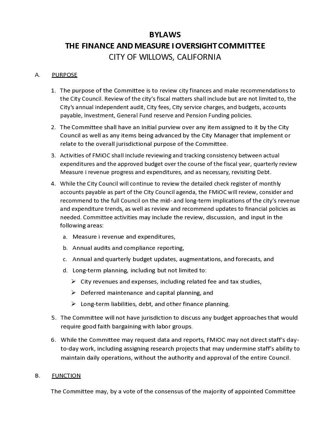 FMOiC-Bylaws FMOiC Bylaws