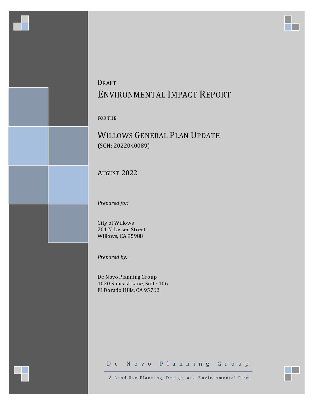 Willows-GP-DEIR_Part1 Environmental Impact Report Willows General Plan Update August 2022 (Part 1)
