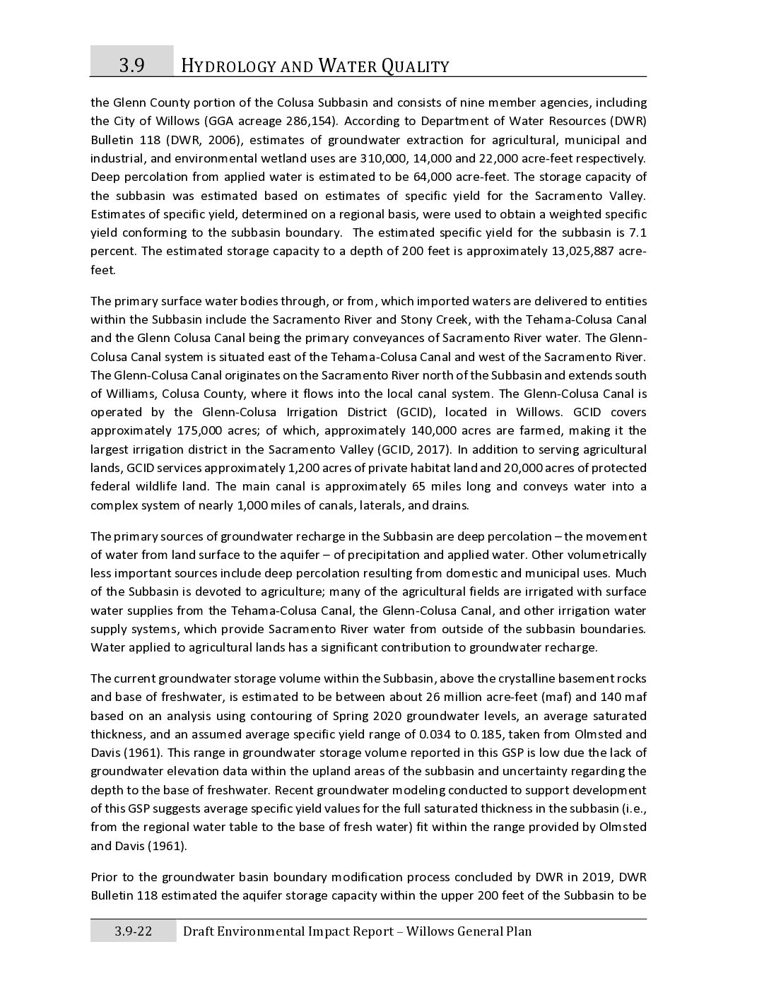 Willows-GP-DEIR_Part2 Environmental Impact Report Willows General Plan Update August 2022 (Part 2)