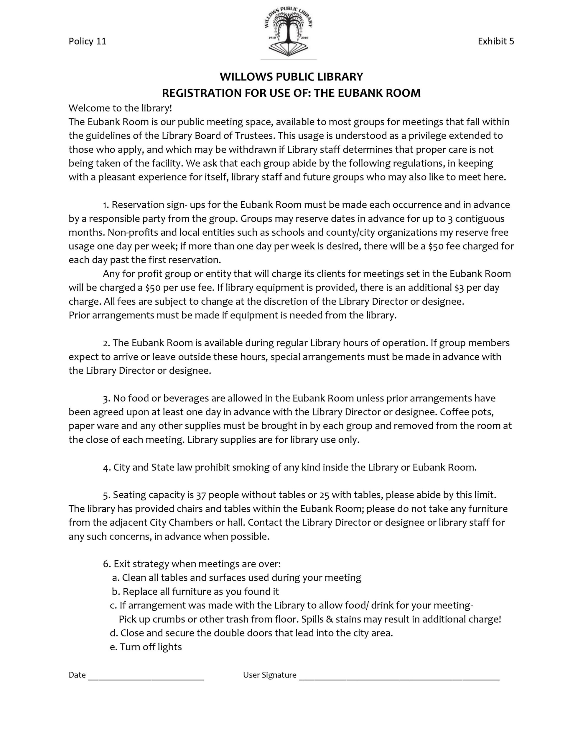 eubank-room-policy.1 Eubank Room Policy